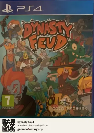 Dynasty Feud PlayStation 4, Spain box front