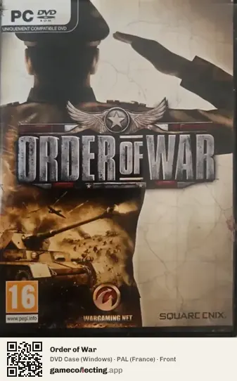 Order of War Computer, France box front