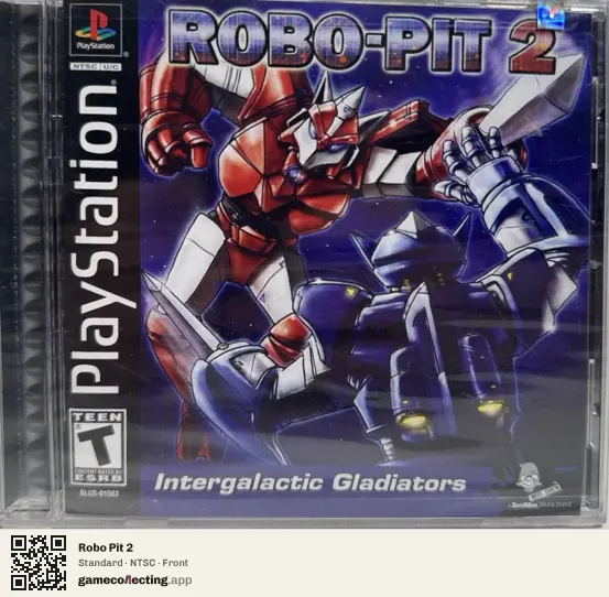 Robo Pit 2 PlayStation, NTSC box front