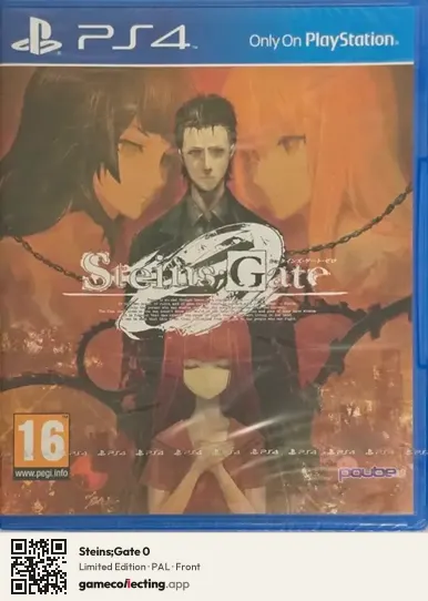 Steins;Gate 0 PlayStation 4, PAL box front