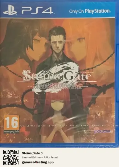 Steins;Gate 0 PlayStation 4, PAL box front