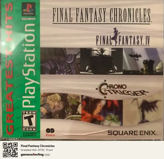 Final Fantasy Chronicles PlayStation, NTSC box front