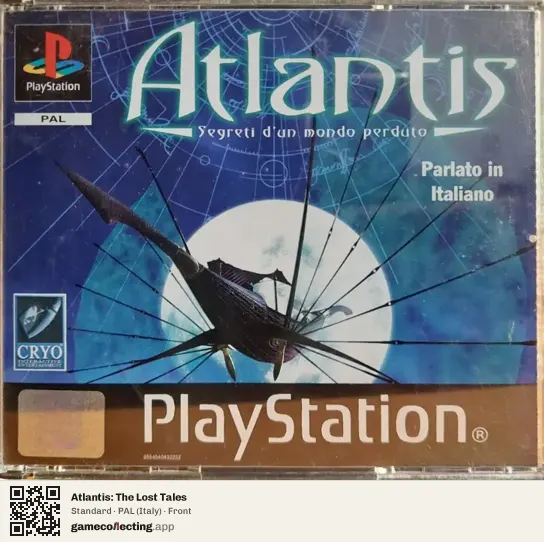 Atlantis: The Lost Tales PlayStation, Italy box front