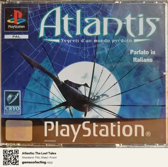 Atlantis: The Lost Tales PlayStation, Italy box front