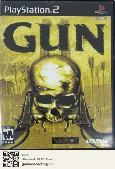 Gun PlayStation 2, NTSC box front