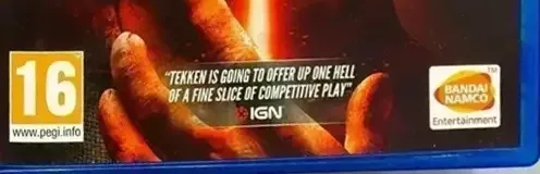 Tekken 7, the USK square on its front