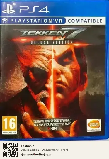 Tekken 7 PlayStation 4, Germany box front