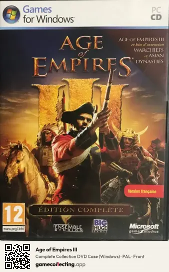 Age of Empires III Computer, PAL box front