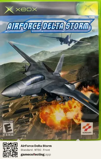 AirForce Delta Storm Xbox, NTSC box front