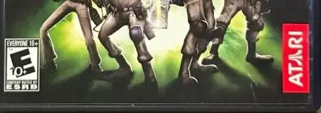 Ghostbusters: The Video Game, the ESRB box on its front