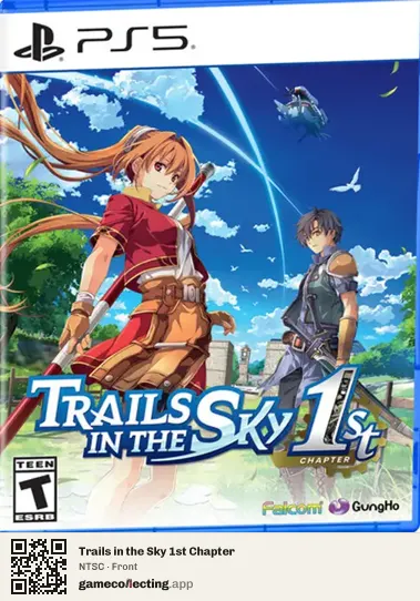 Trails in the Sky 1st Chapter PlayStation 5, NTSC box front