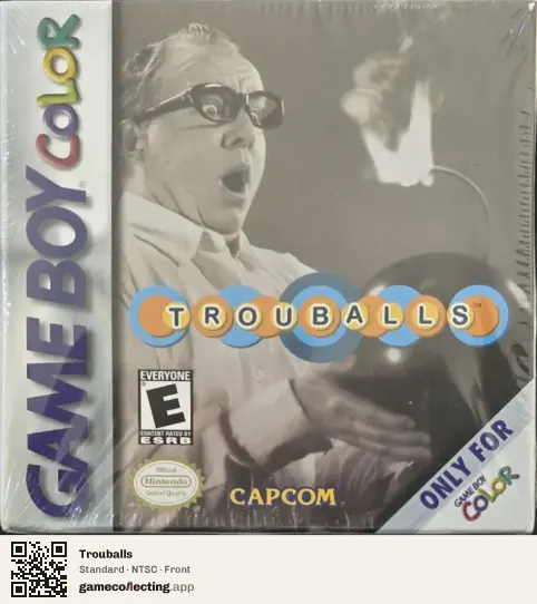 Trouballs Game Boy Color, NTSC box front