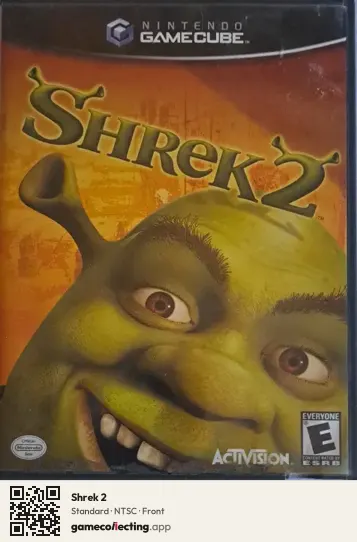 Shrek 2 Nintendo GameCube, NTSC box front