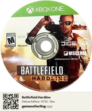 Battlefield Hardline Xbox One, NTSC disc