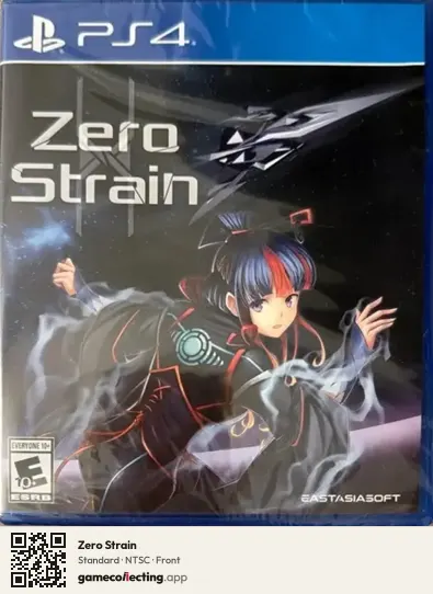 Zero Strain PlayStation 4, NTSC box front