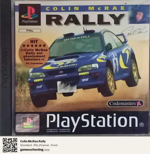 Colin McRae Rally PlayStation, France box front