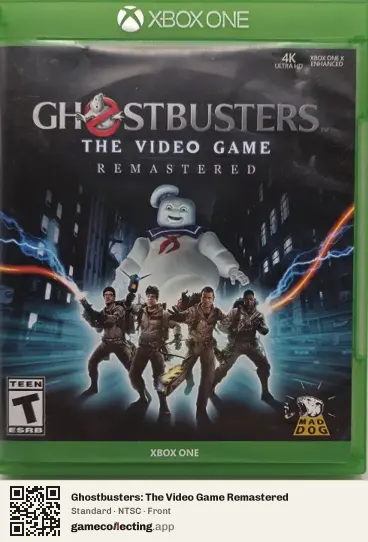 Ghostbusters: The Video Game Remastered Xbox One, NTSC box front