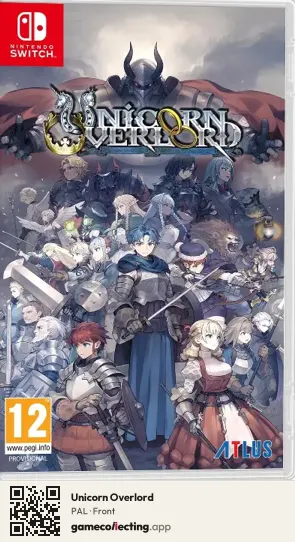 Unicorn Overlord Nintendo Switch, PAL box front