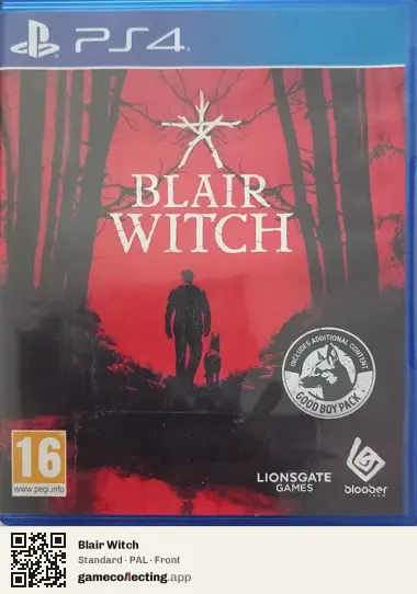 Blair Witch PlayStation 4, PAL box front