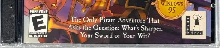 The Curse of Monkey Island, the ESRB box on its front
