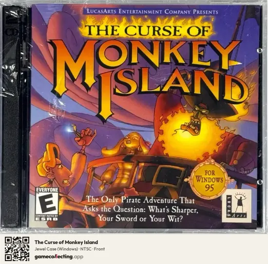 The Curse of Monkey Island Computer, NTSC box front
