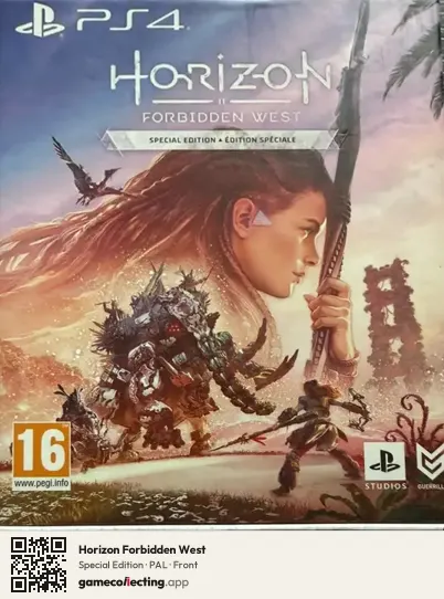 Horizon Forbidden West PlayStation 4, PAL box front