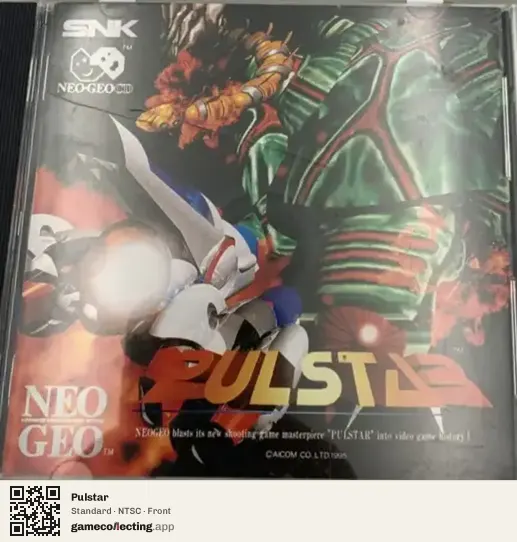 Pulstar Neo Geo CD, NTSC box front