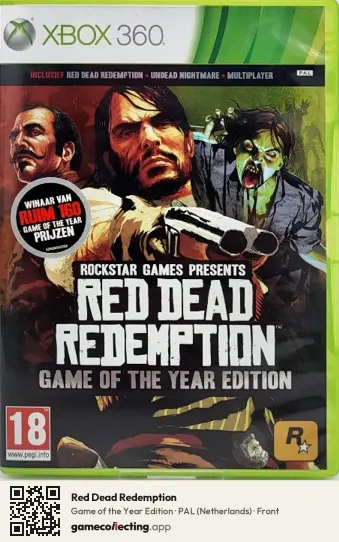 Red Dead Redemption Xbox 360, Netherlands box front