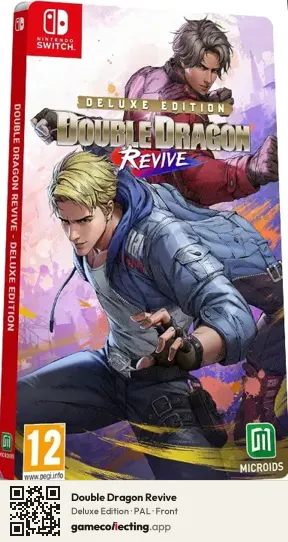 Double Dragon Revive Nintendo Switch, PAL box front