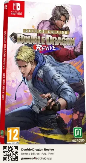 Double Dragon Revive Nintendo Switch, PAL box front
