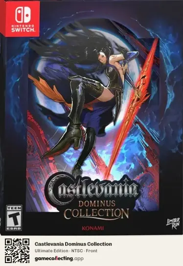 Castlevania Dominus Collection Nintendo Switch, NTSC box front