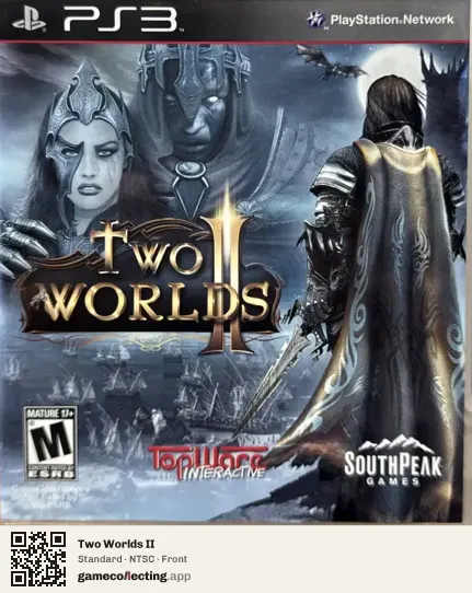 Two Worlds II PlayStation 3, NTSC box front