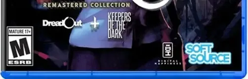 DreadOut Remastered Collection, the ESRB box on its front