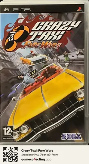 Crazy Taxi: Fare Wars PlayStation Portable, France box front