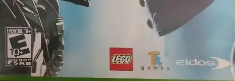 Bionicle Heroes, the ESRB box on its front