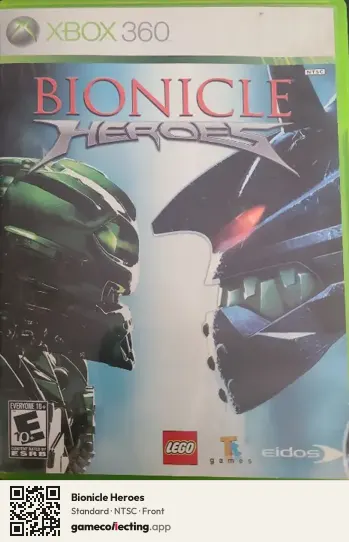 Bionicle Heroes Xbox 360, NTSC box front