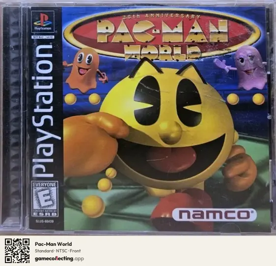 Pac-Man World PlayStation, NTSC box front