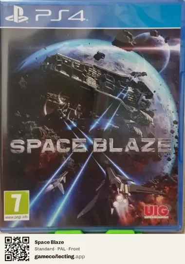 Space Blaze PlayStation 4, PAL box front