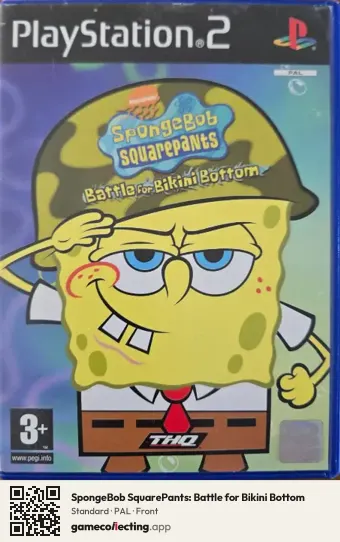 SpongeBob SquarePants: Battle for Bikini Bottom PlayStation 2, PAL box front