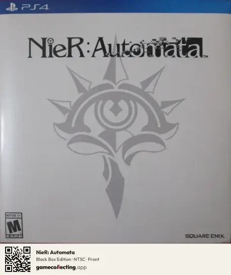 NieR: Automata PlayStation 4, NTSC box front