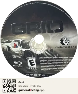 Grid PlayStation 3, NTSC disc
