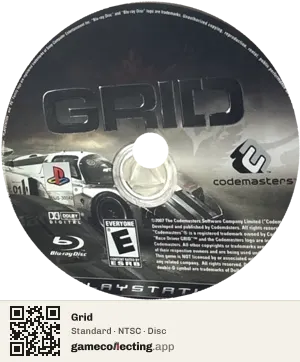Grid PlayStation 3, NTSC disc