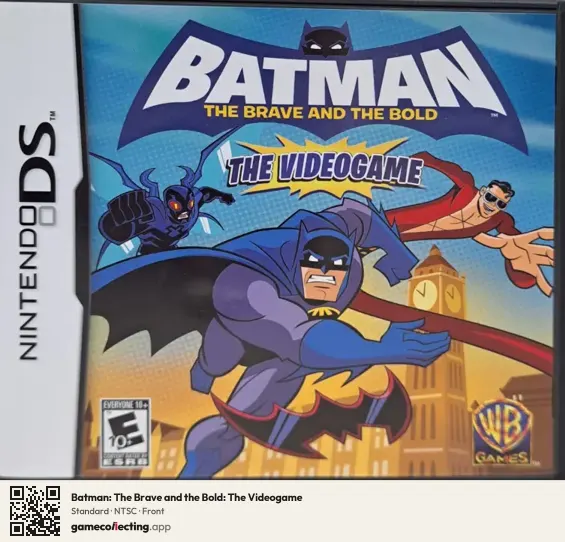 Batman: The Brave and the Bold: The Videogame Nintendo DS, NTSC box front