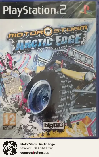 MotorStorm: Arctic Edge PlayStation 2, Italy box front
