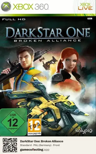 DarkStar One: Broken Alliance Xbox 360, Germany box front