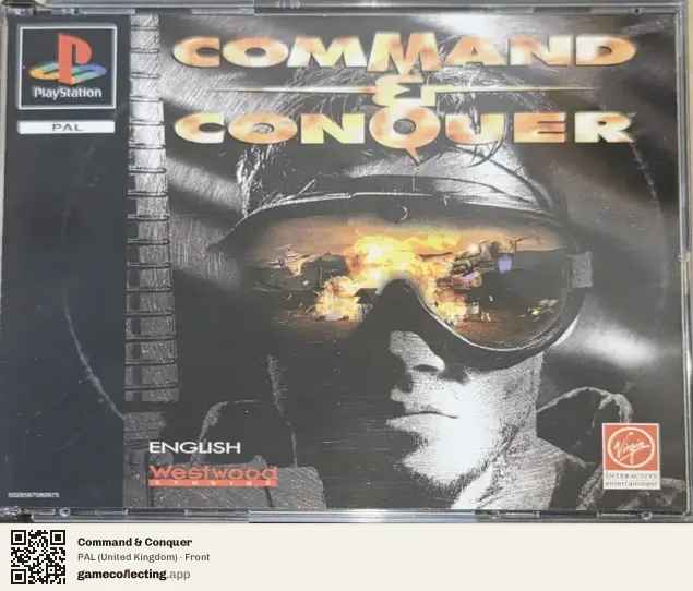 Command & Conquer PlayStation, United Kingdom box front