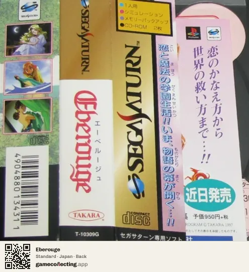 Eberouge Sega Saturn, Japan box back