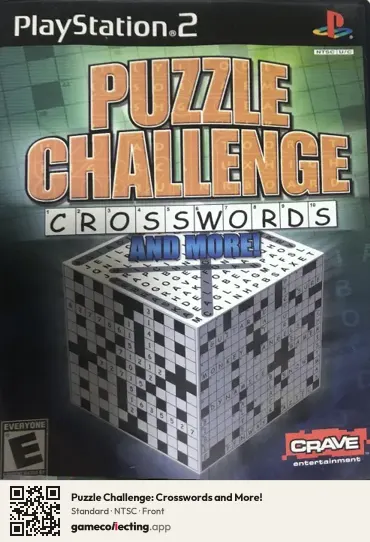 Puzzle Challenge: Crosswords and More! PlayStation 2, NTSC box front