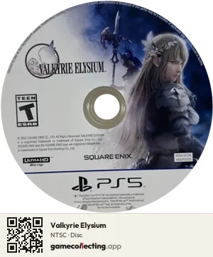 Valkyrie Elysium PlayStation 5, NTSC disc