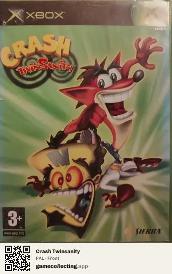Crash Twinsanity Xbox, PAL box front